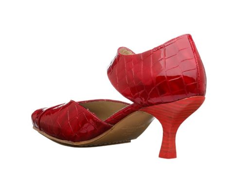 Windsor Pumps Rød lak fra Barbro Shoes